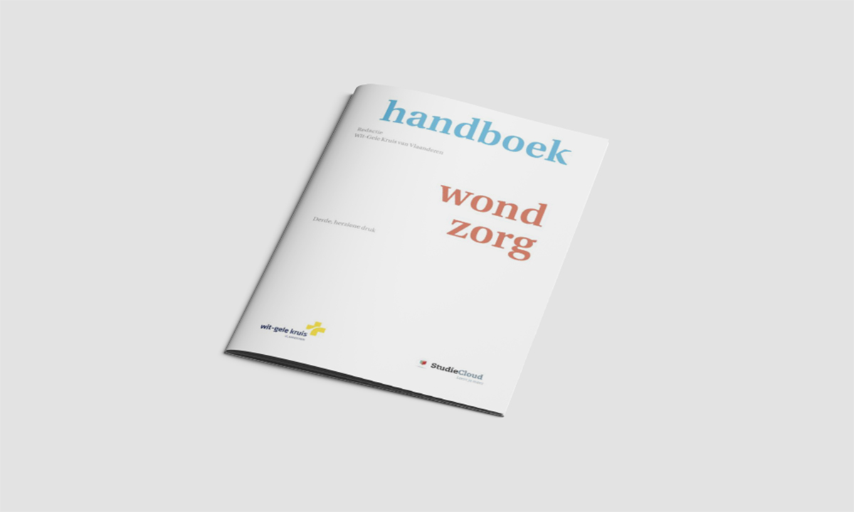 A4 Brochure Mockup - wondzorg Brochure - Handboek Wondzorg